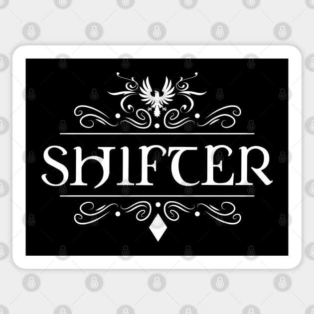 Shifter Character Class TRPG Tabletop RPG Gaming Addict Sticker by dungeonarmory